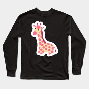 Cute cartoon Giraffe Long Sleeve T-Shirt